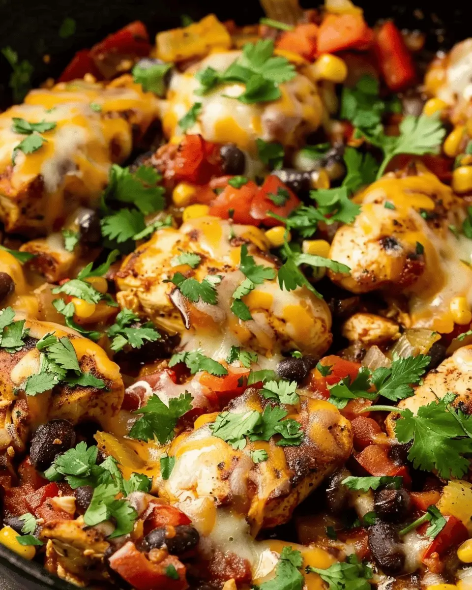 Santa Fe Chicken Skillet: Easy, Flavorful Dish with Turkey Bacon