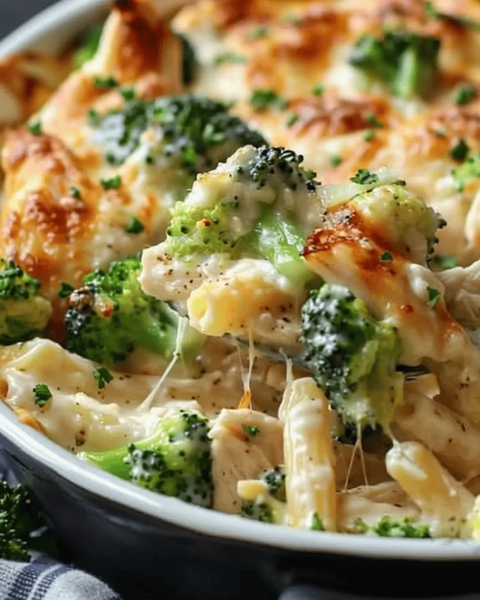 Delicious Chicken and Broccoli Alfredo Bake Recipe: Easy Comfort Food
