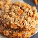 Healthy Carrot Cake Oatmeal Cookies