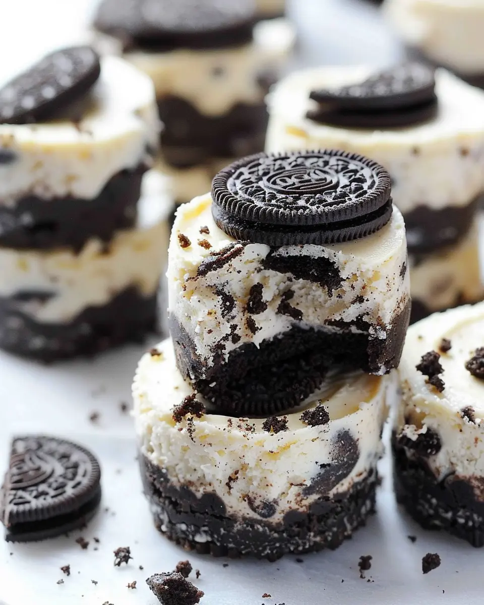 Mini Oreo Cheesecakes: The Indulgent Dessert You’ll Adore