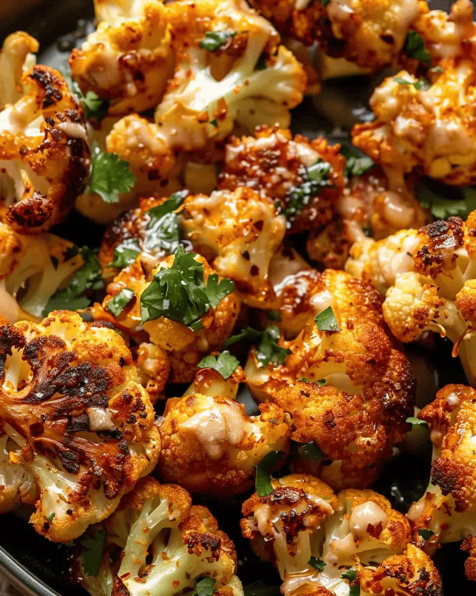 Moroccan Cauliflower with Tahini-Honey: Easy 5-Ingredient Delight