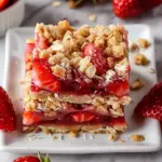 Strawberry Oatmeal Crumble Bars Recipe
