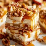 Caramel Apple Cheesecake Bars
