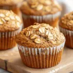 Healthy Banana Oatmeal Muffins
