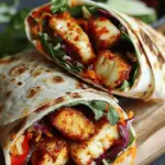Sweet Chili Halloumi Wraps | Easy Vegetarian Lunch