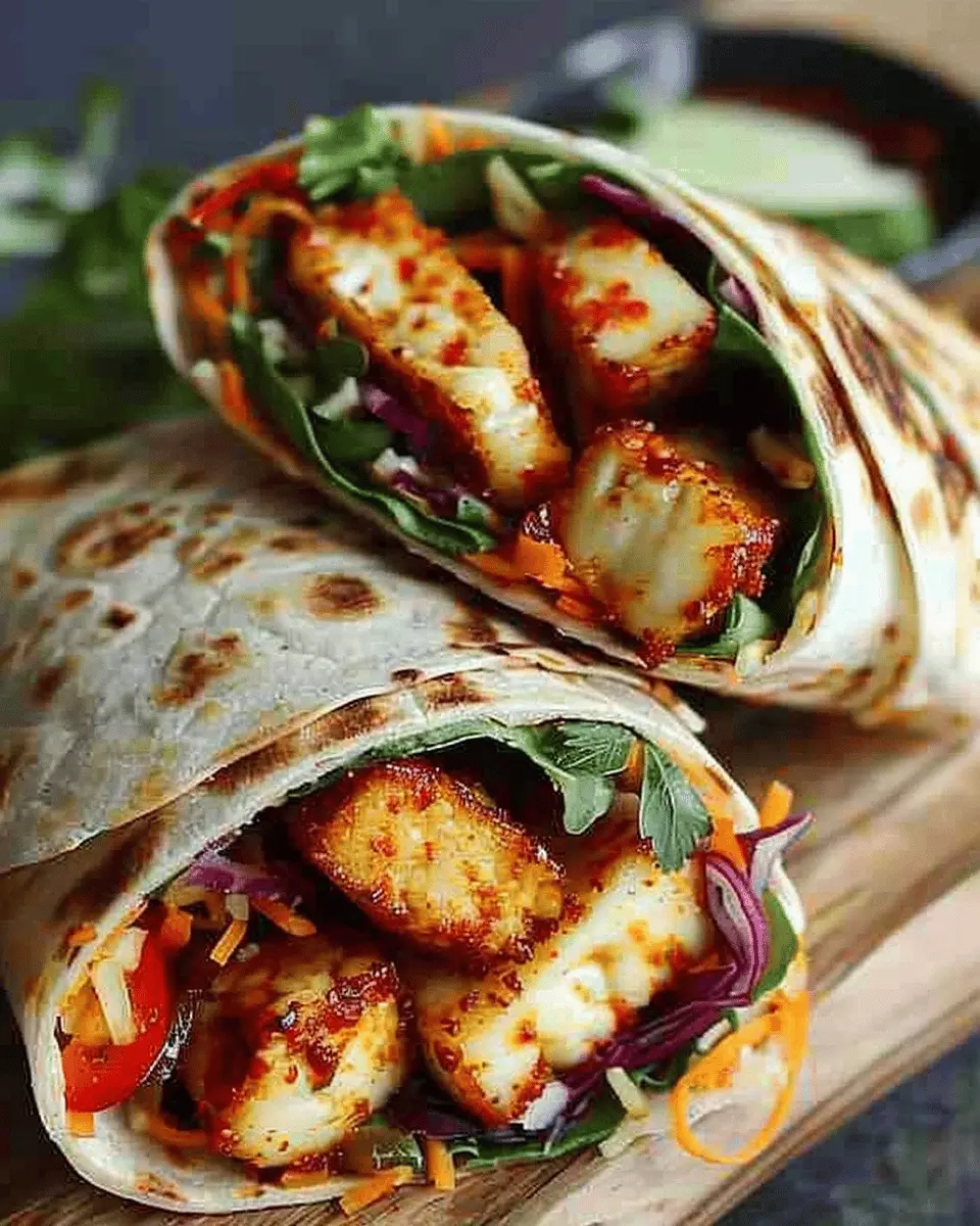Sweet Chili Halloumi Wraps: Easy Vegetarian Lunch Delight
