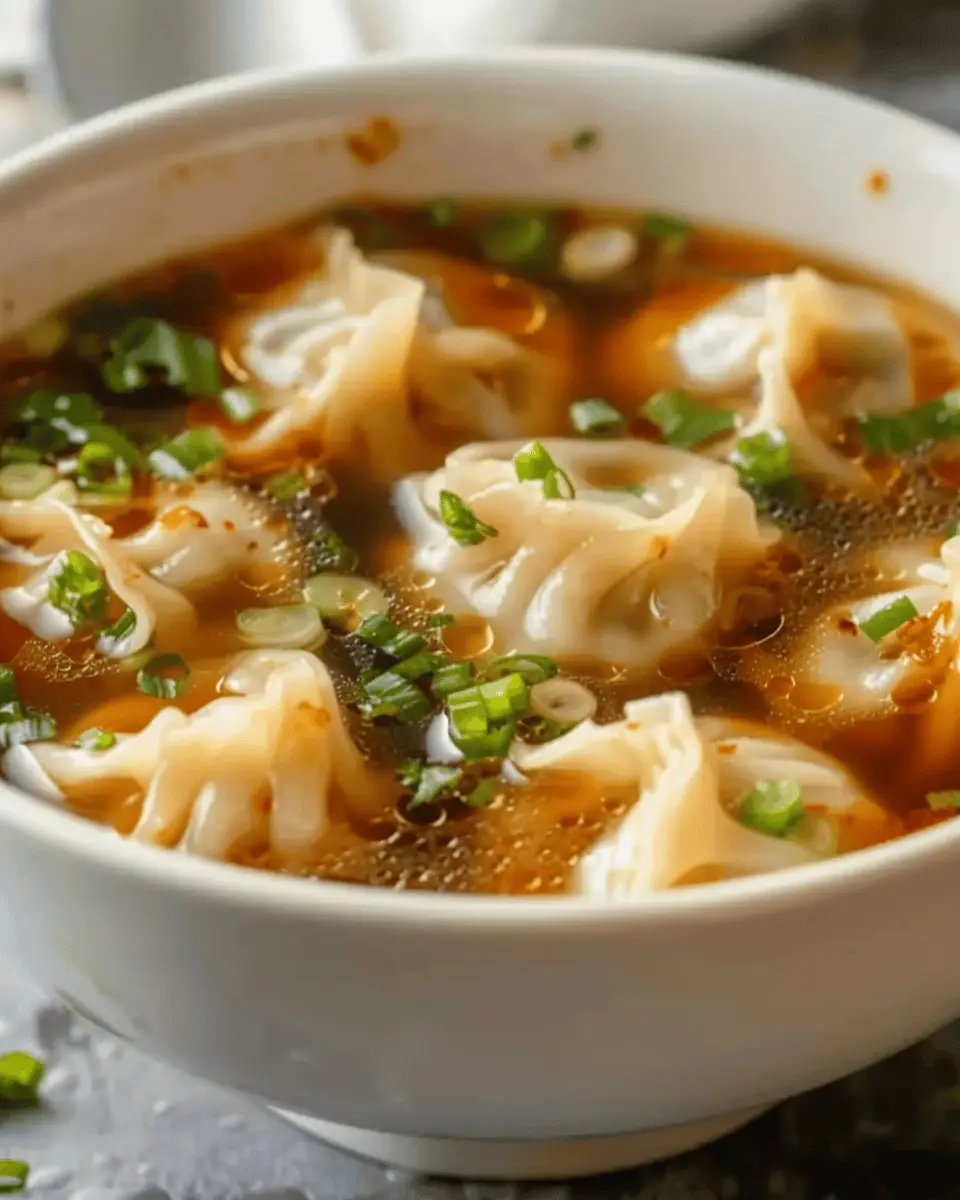 Comforting Potsticker Soup: A Heartwarming Hug in a Bowl