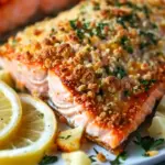 Baked Salmon With Parmesan & Parsley Crust