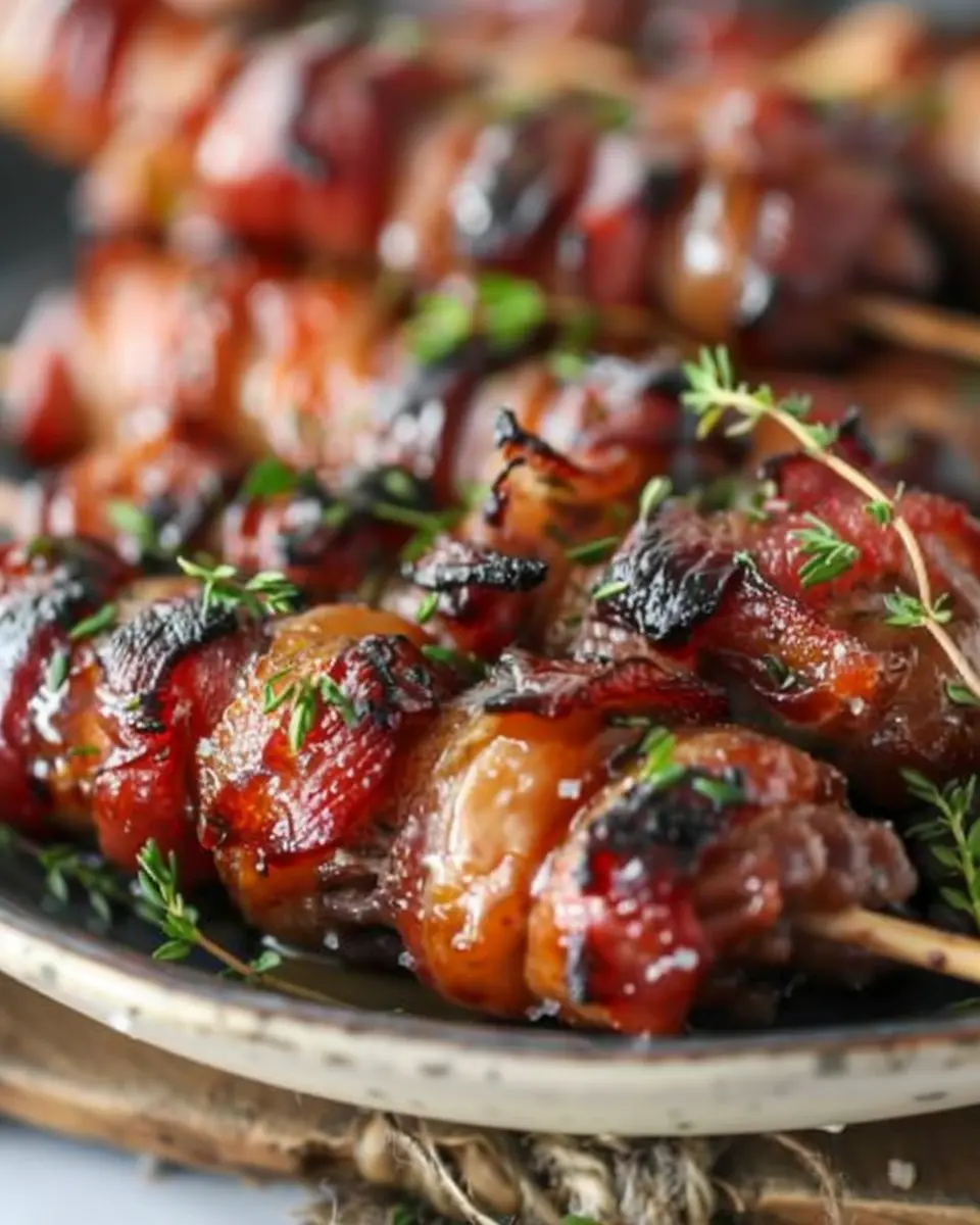 Irresistibly Sticky Pigs in Blankets: The Best Turkey Bacon Treat
