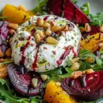 Beet and Burrata Salad with Pine Nuts: The Salad That Makes You Feel Fancy AF