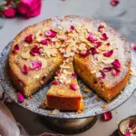 Persian Love Cake Recipe (with almond flour and rose)