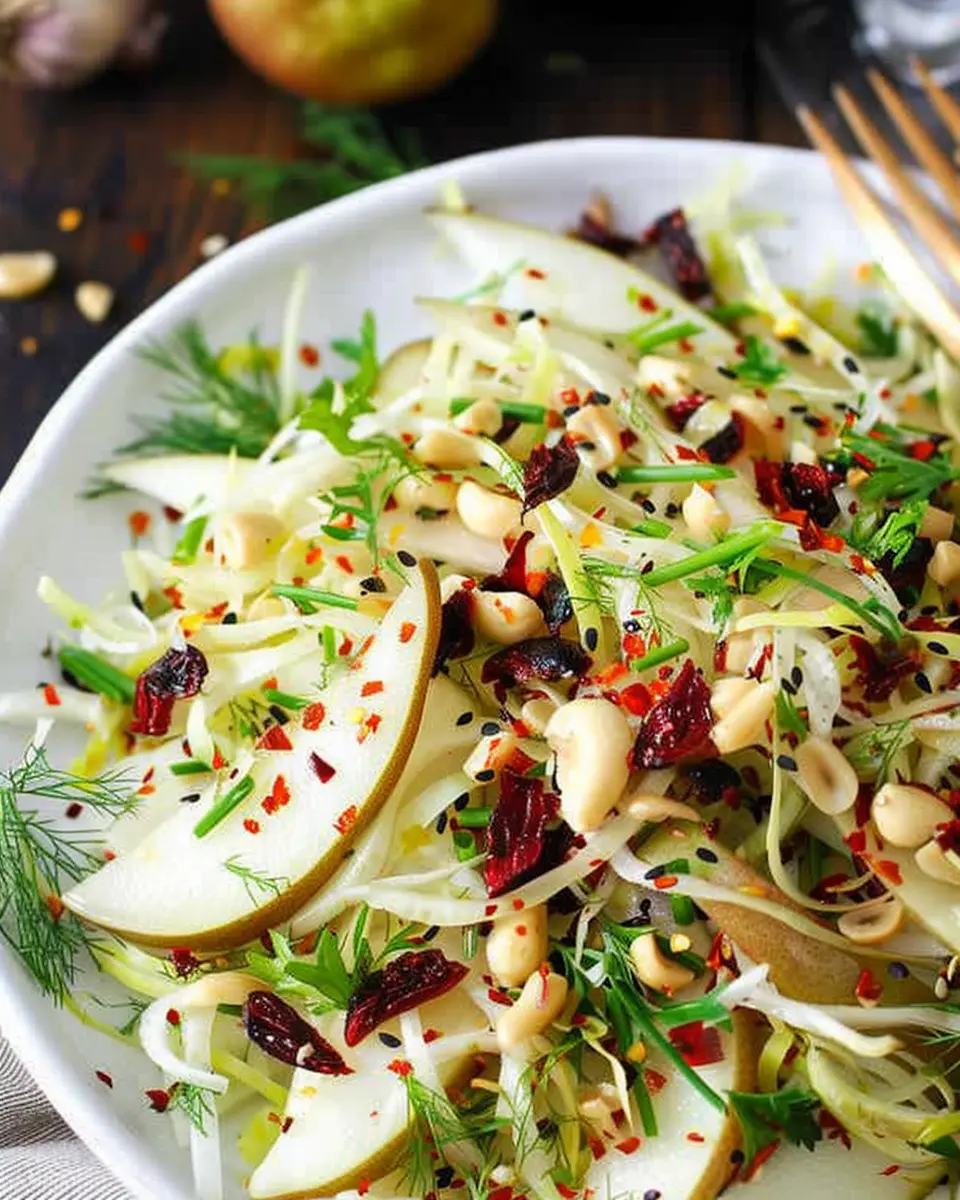 Asian Pear and Fennel Salad: A Fresh, Crunchy Delight