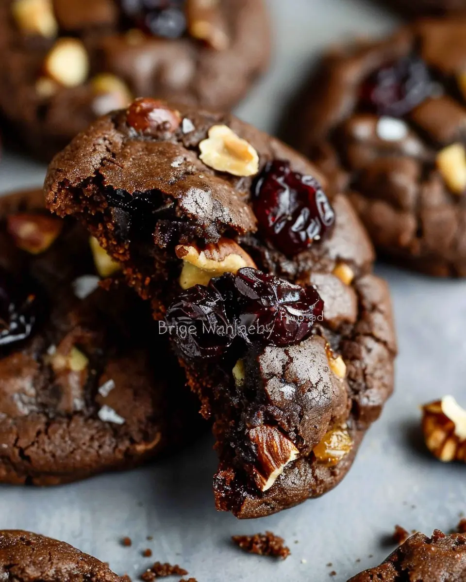Dark Chocolate Cranberry Walnut Cookies: A Delightfully Indulgent Treat