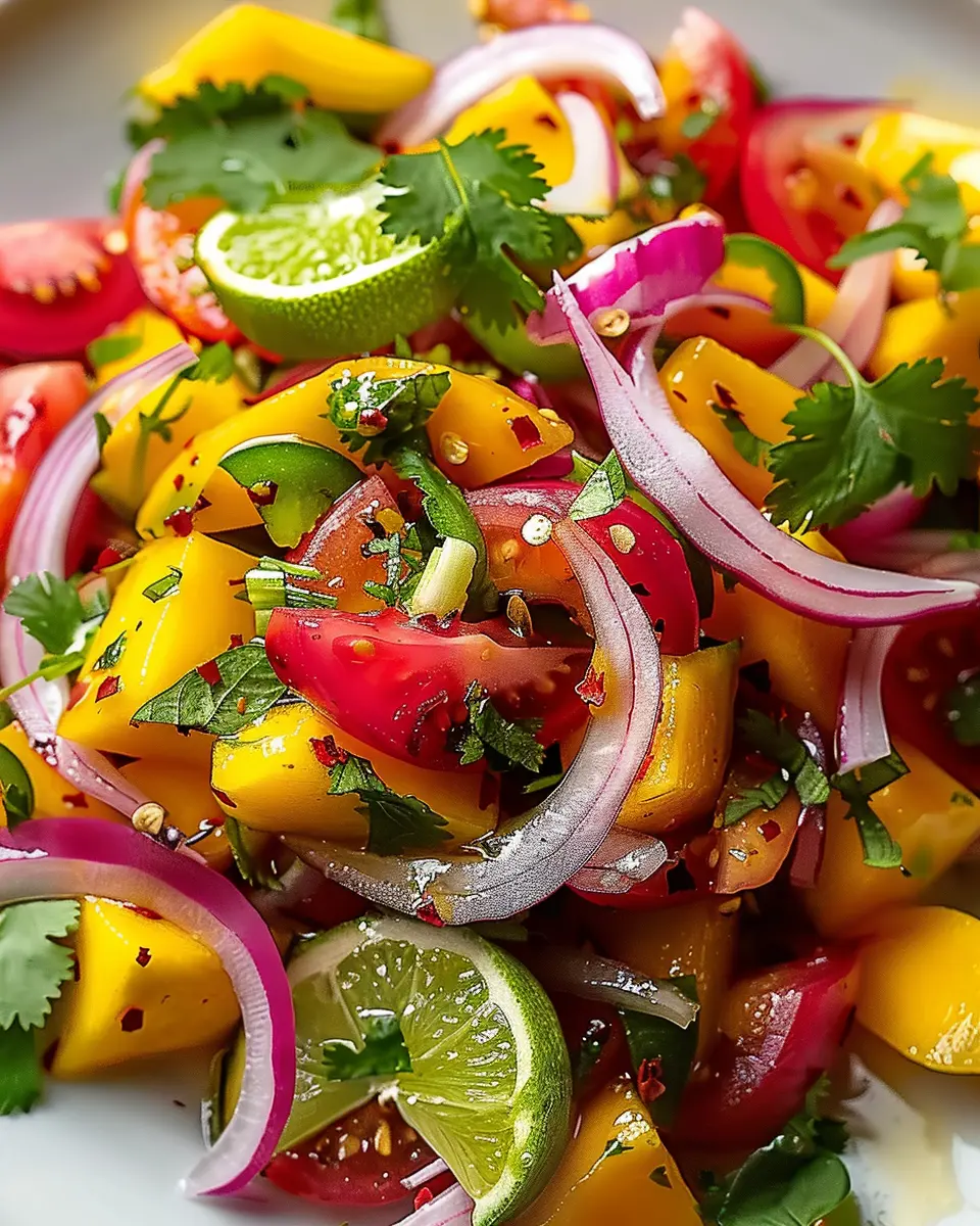 Refreshing Mango Salad Recipe with Lime Dressing: The Best Summer Delight