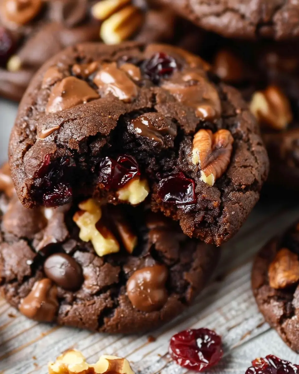 Dark Chocolate Cranberry Walnut Cookies: The Best Indulgent Treat
