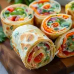 Fresh Vegetable Tortilla Roll Ups