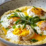 Creamy Polenta with Poached Eggs