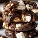 Rocky Road Chocolate Fudge Cookies
