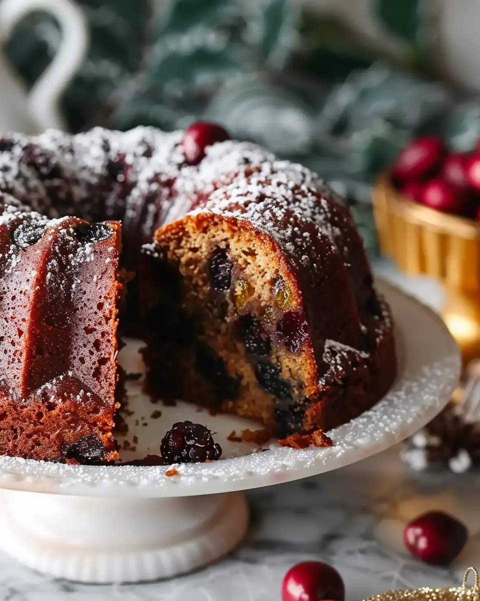 Healthy Christmas Fruit Bundt Cake: A Delightfully Wholesome Treat