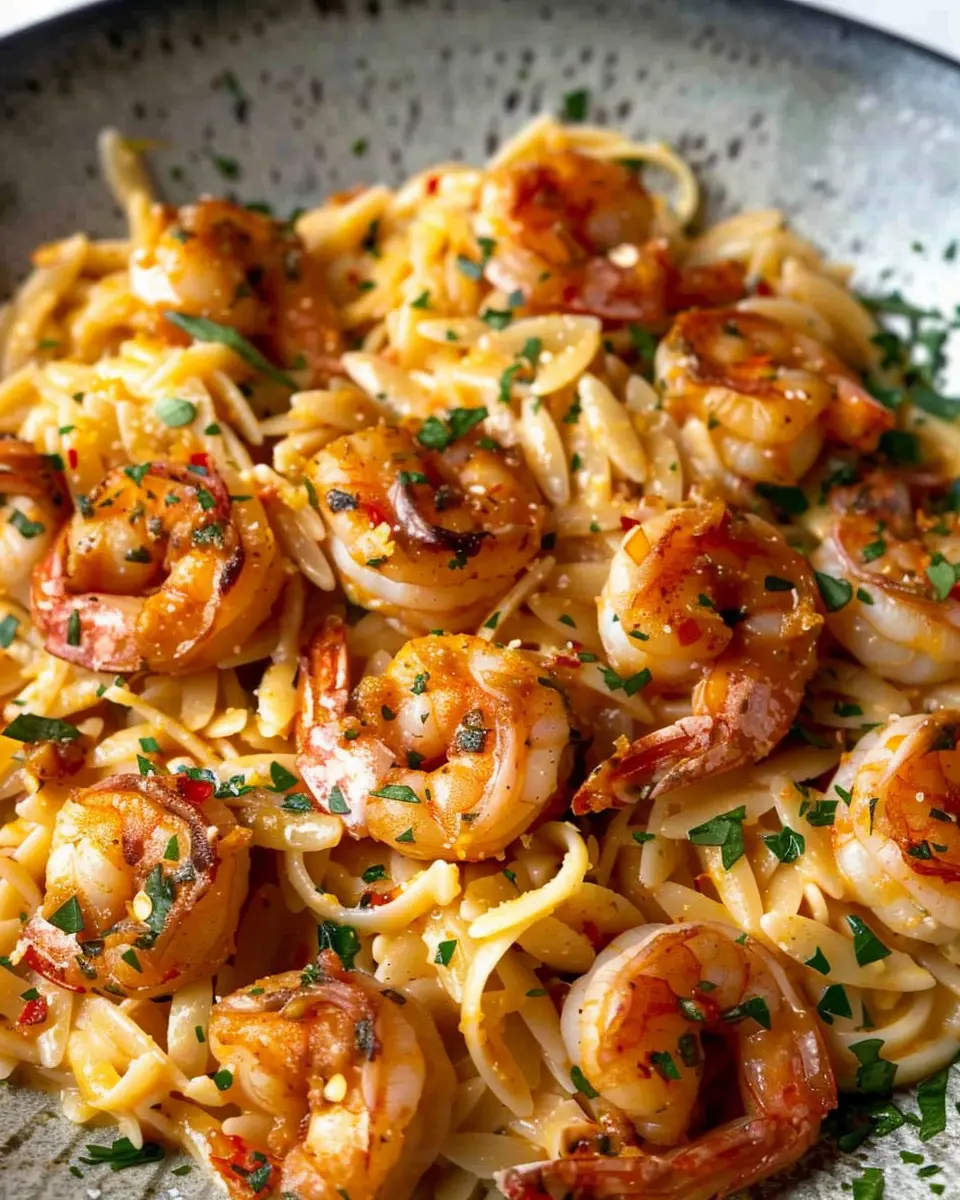 Creamy Cajun Shrimp Pasta Recipe: A Delicious Twist with Orzo and Turkey Bacon