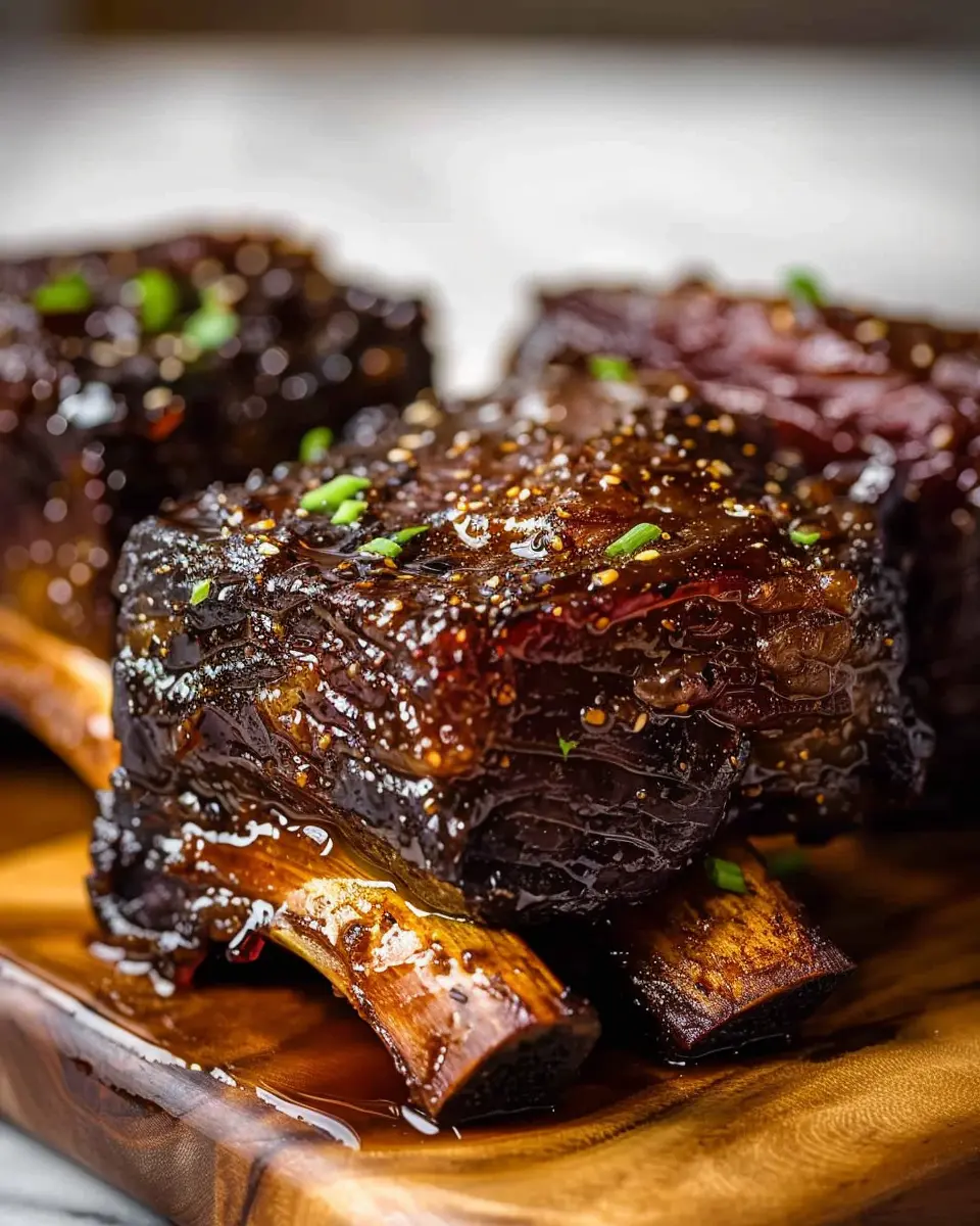Caramelized Slow Roast Asian Beef Short Rib – Tender &amp; Sticky Bliss