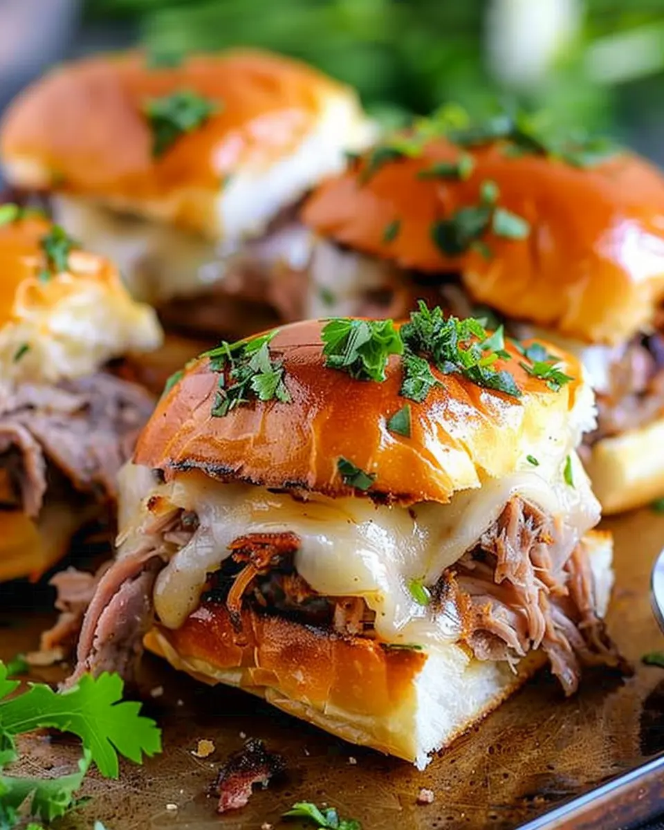 Easy French Dip Sliders Recipe: A Juicy Twist with Turkey Bacon