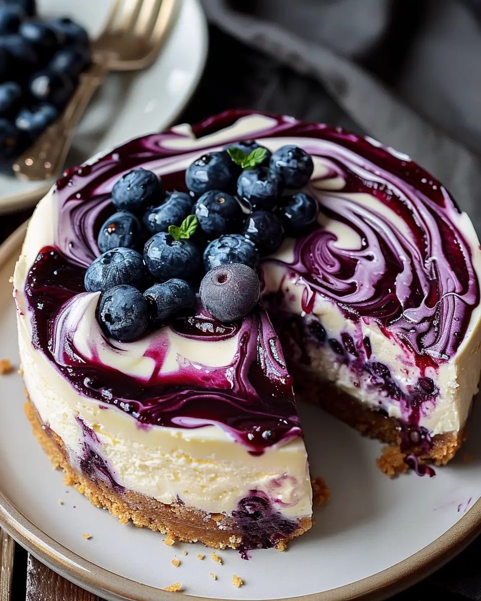 Blueberry Swirl Cheesecake: The Best Indulgent Dessert Recipe