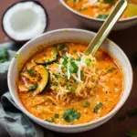 Thai Red Curry Ramen with Coconut Milk and Cilantro