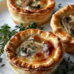 Mini Mushroom and Gruyère Pot Pies with Thyme