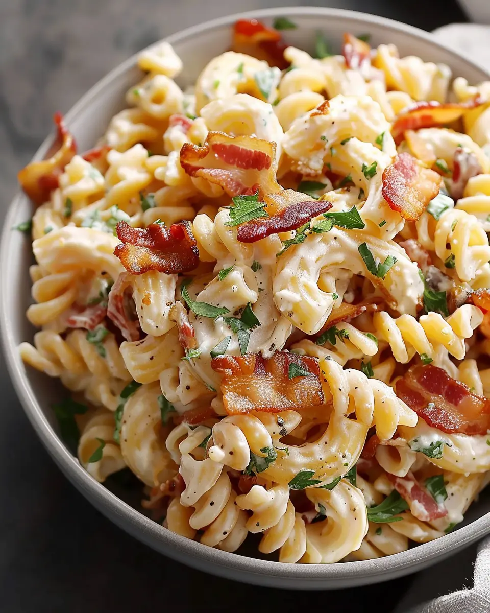 Creamy Turkey Bacon Cheddar Ranch Pasta Salad You’ll Love This Easy Recipe