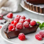 Easy Chocolate Raspberry Tart
