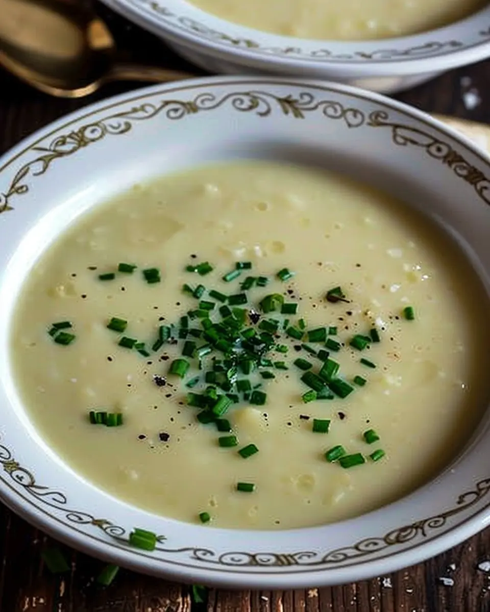 Classic Vichyssoise Soup: A Creamy, Comforting Delight