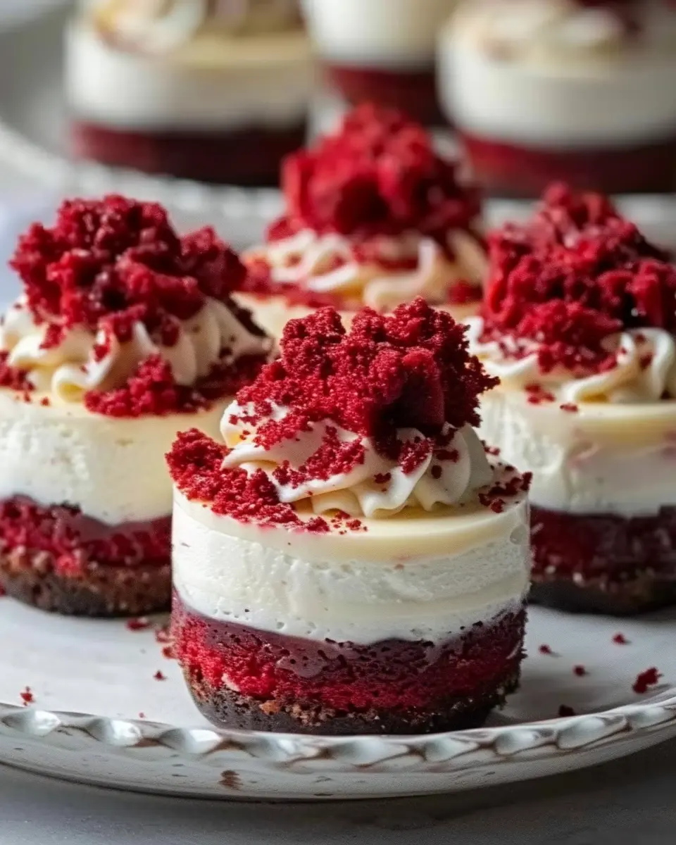 Mini Red Velvet Cheesecakes: The Best Indulgence for Dessert Lovers