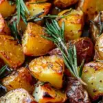 Crispy Garlic Rosemary Roast Potatoes