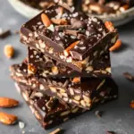 Dark Chocolate and Sea Salt Nut Bars