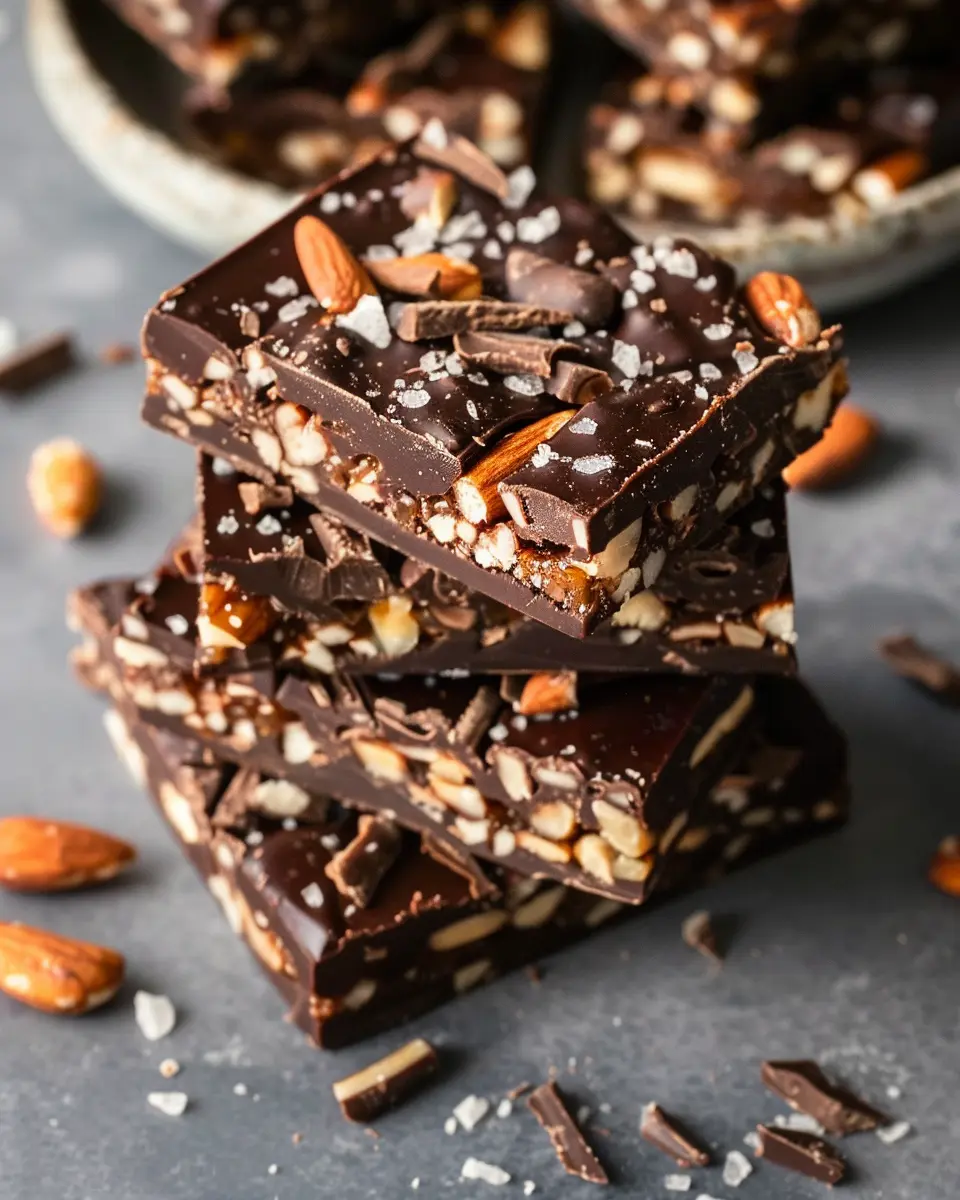 Dark Chocolate and Sea Salt Nut Bars: The Best Indulgent Snack