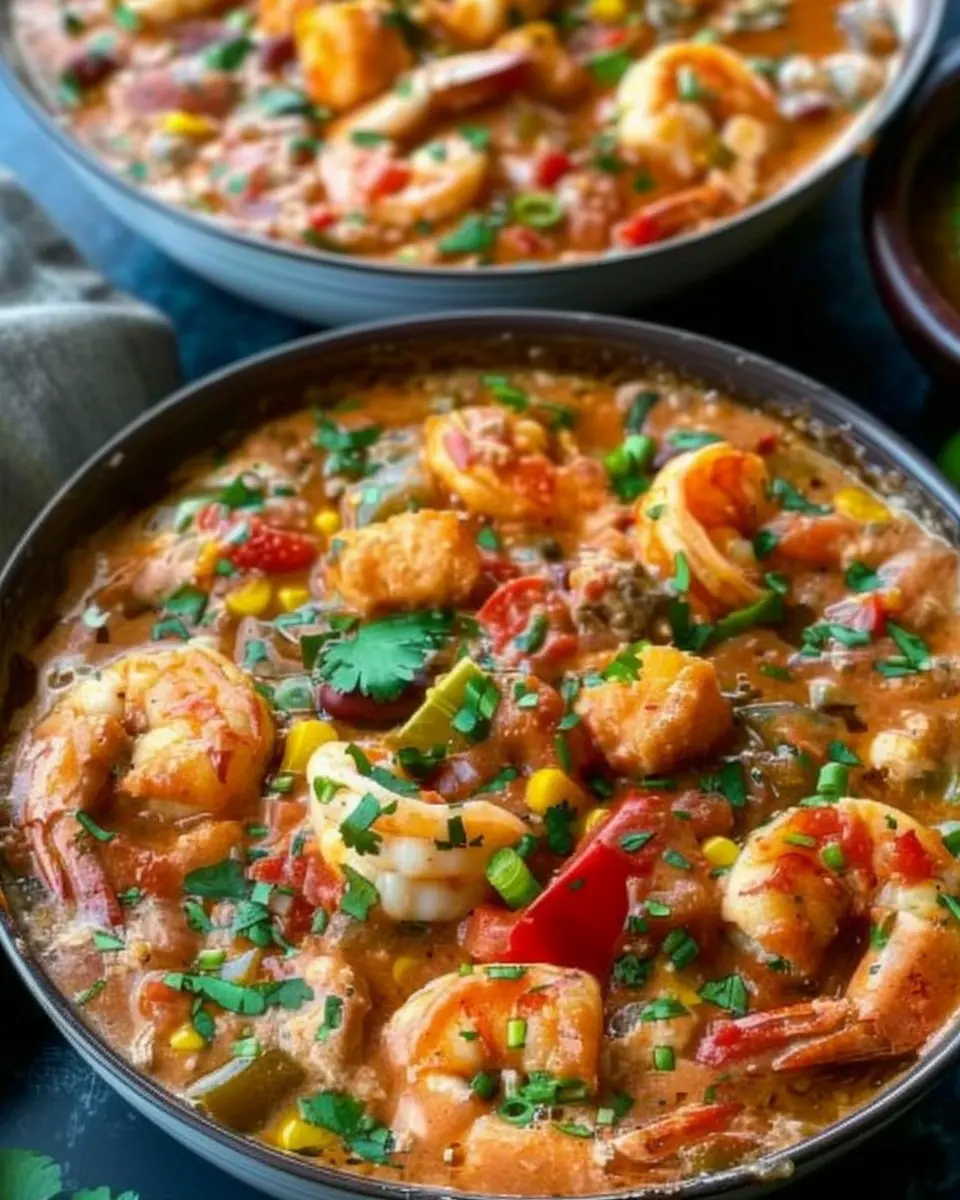 Easy Creamy Seafood and Shrimp Chili Recipe for Cozy Nights