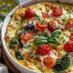 High-Protein Veggie Bake with Cottage Cheese