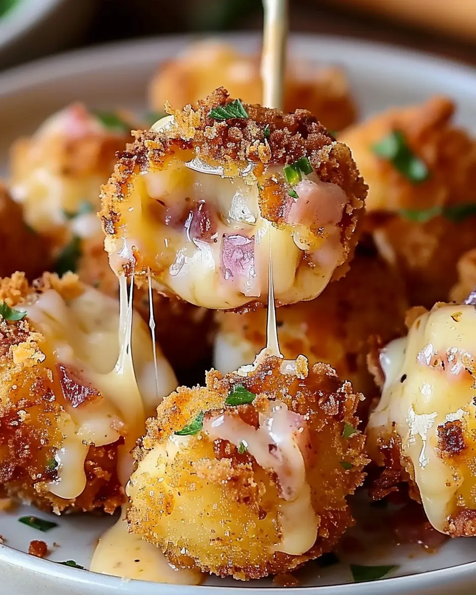 Cordon Bleu Bites: Indulgent Turkey Bacon and Chicken Ham Appetizer