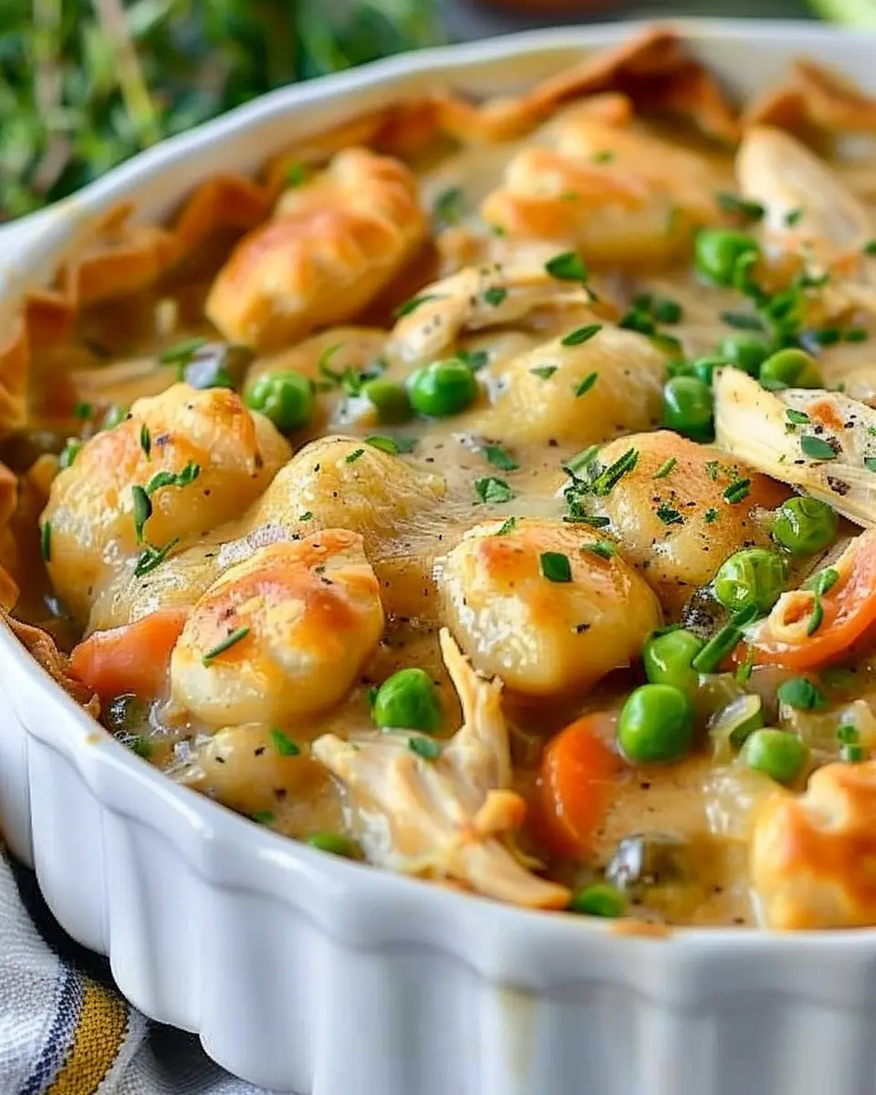 One Pot Gnocchi Chicken Pot Pie: Easy Comfort Food Delight