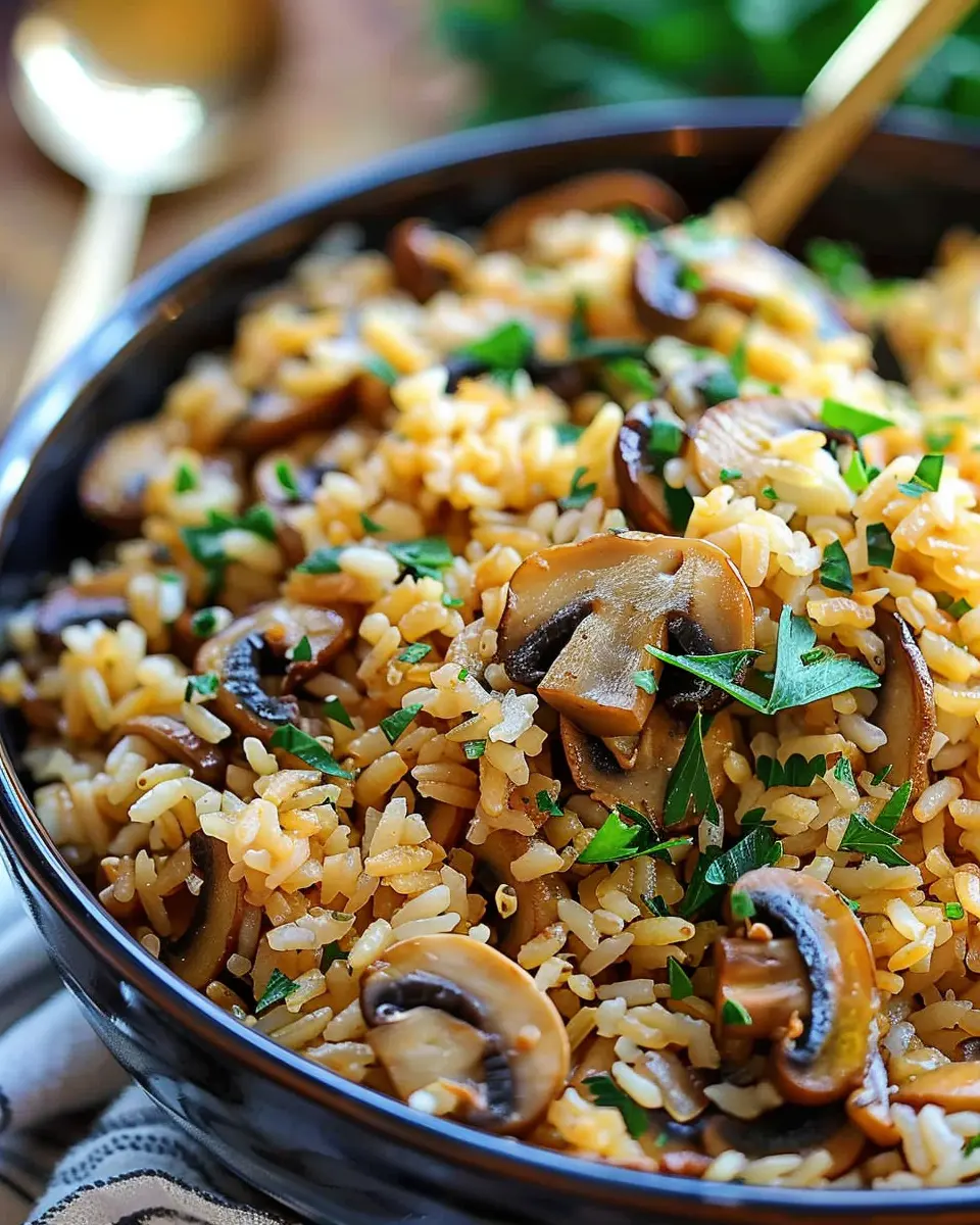 One-Pot Mushroom Rice: Easy Comfort Food for the Whole Family
