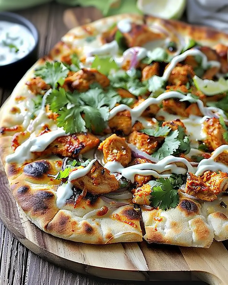 Tandoori Chicken Naan Pizza: An Easy, Flavorful Twist on Tradition
