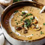Creamy Hungarian Mushroom Soup