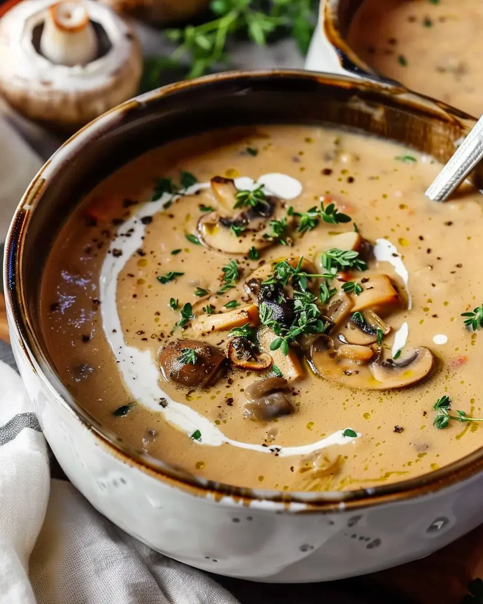 Creamy Hungarian Mushroom Soup: Indulgent Comfort in Every Bowl