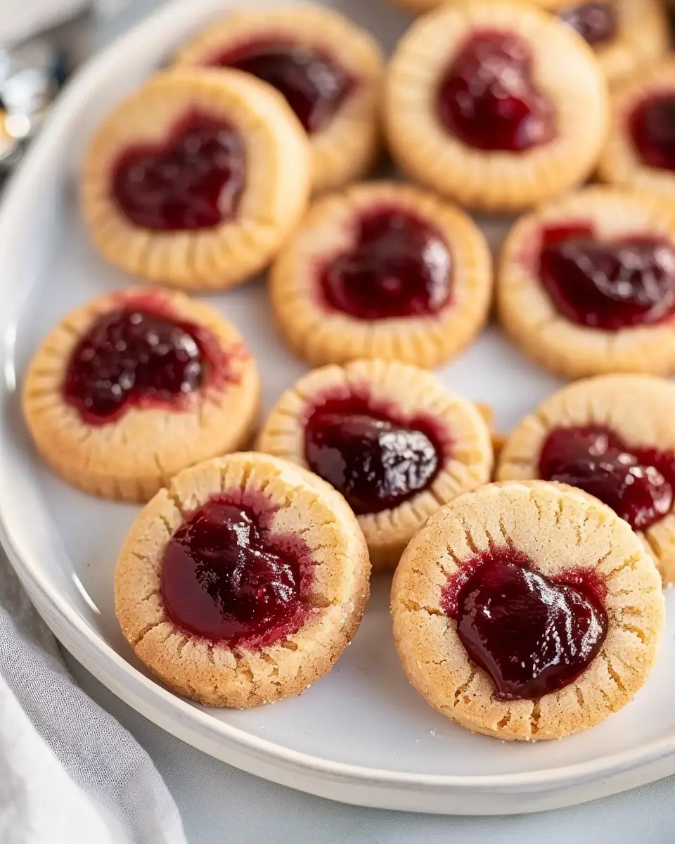 Thumbprint Heart Cookies Recipe: Easy and Sweet for Everyone