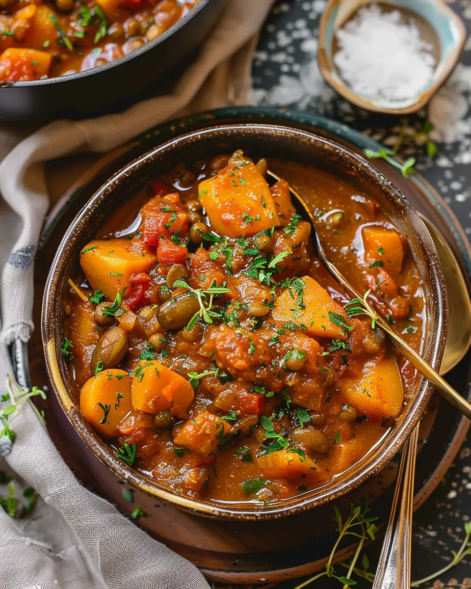 Hearty Vegan Sweet Potato Stew for Cozy Nights at Home